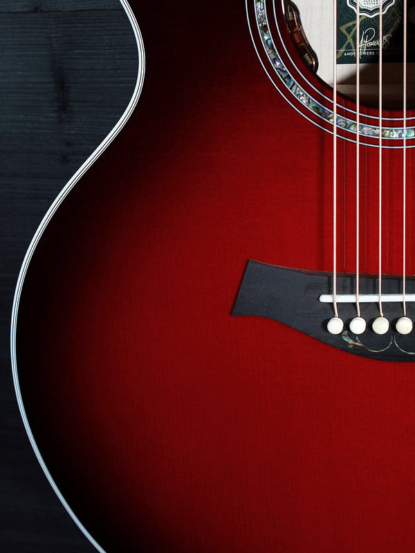 Taylor NAMM Custom Legacy Jumbo C15E - B6043 Maple / Adirondack Cherry Blackburst