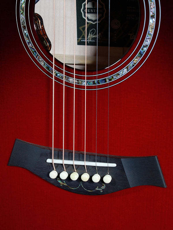 Taylor NAMM Custom Legacy Jumbo C15E - B6043 Maple / Adirondack Cherry Blackburst