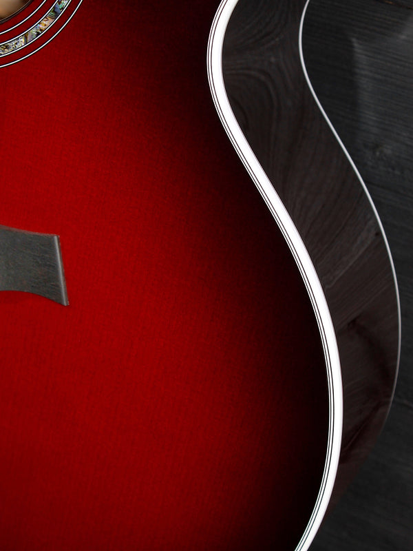 Taylor NAMM Custom Legacy Jumbo C15E - B6043 Maple / Adirondack Cherry Blackburst