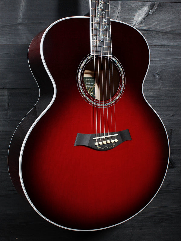 Taylor NAMM Custom Legacy Jumbo C15E - B6043 Maple / Adirondack Cherry Blackburst
