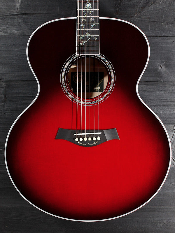 Taylor NAMM Custom Legacy Jumbo C15E - B6043 Maple / Adirondack Cherry Blackburst