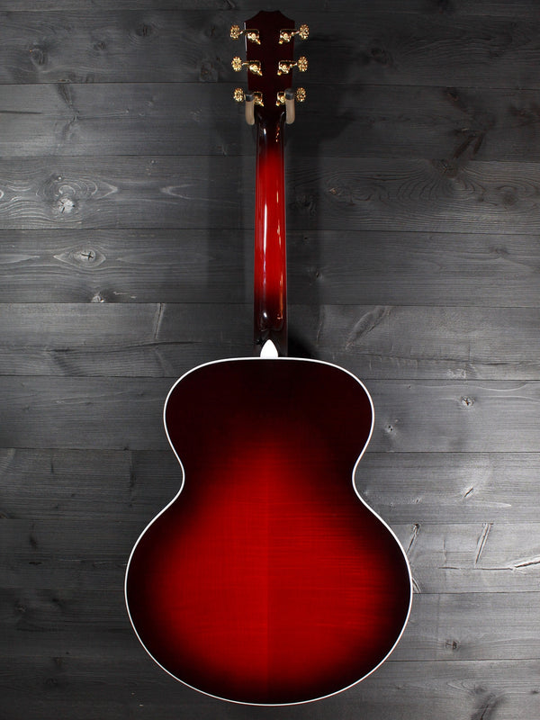Taylor NAMM Custom Legacy Jumbo C15E - B6043 Maple / Adirondack Cherry Blackburst