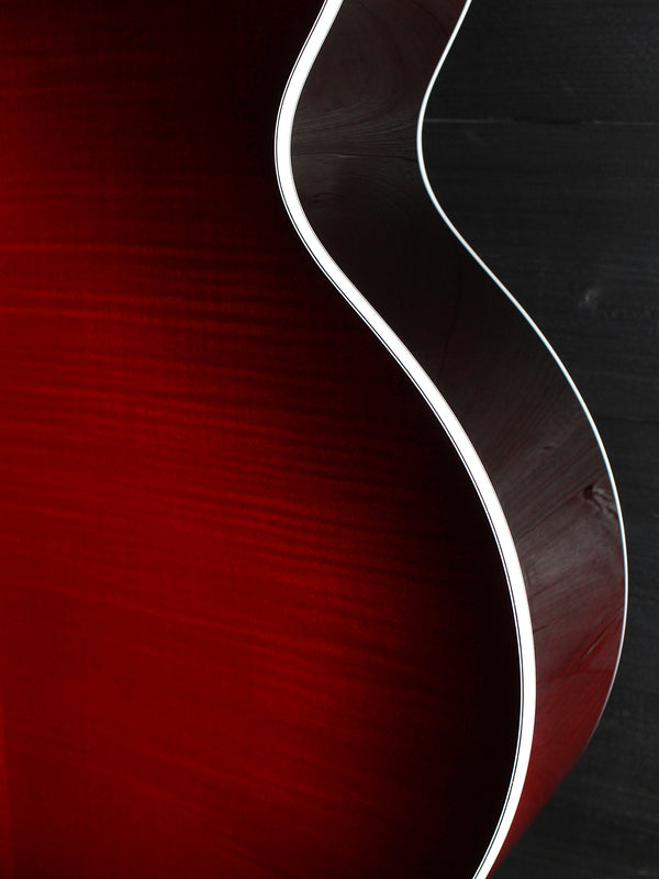 Taylor NAMM Custom Legacy Jumbo C15E - B6043 Maple / Adirondack Cherry Blackburst