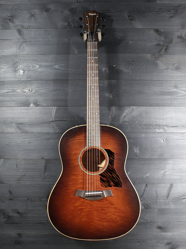 Pre-Owned Taylor AD27-E Flametop - Maple Grand Pacific w/ ES2 Electronics