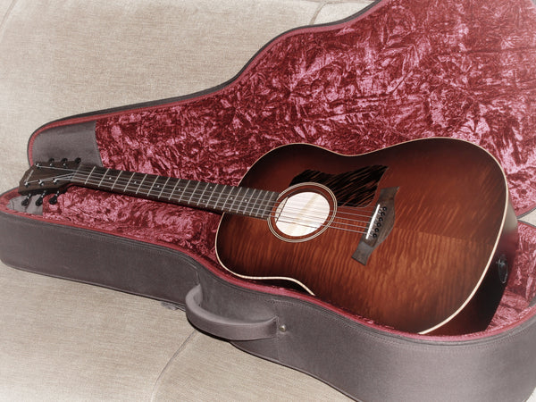 Pre-Owned Taylor AD27-E Flametop - Maple Grand Pacific w/ ES2 Electronics