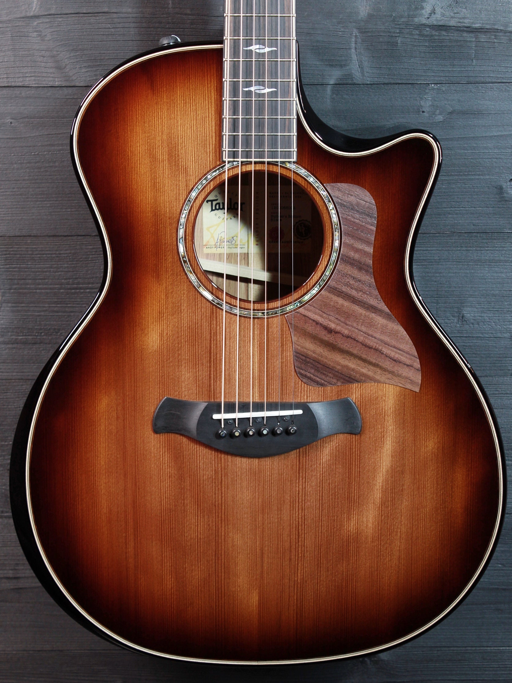 Taylor Builder's Edition 814ce Honduran Rosewood / Sinker Redwood