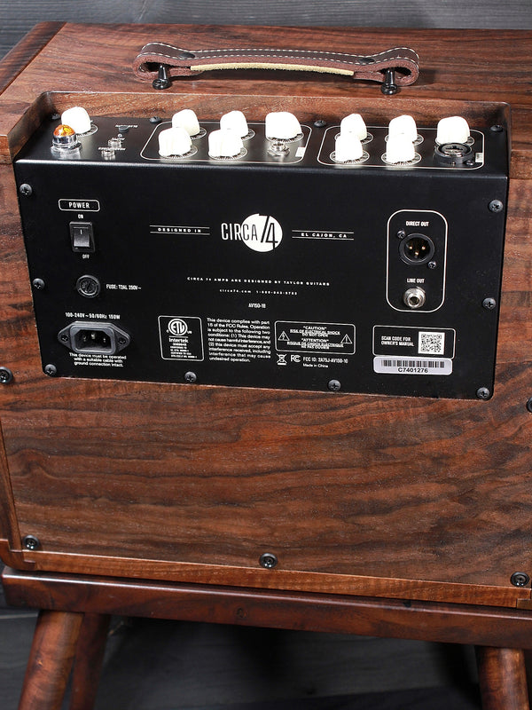 Circa 74 Walnut (rare) Acoustic 2 in 1 Acoustic  / Vocal Amplifier From Taylor Guitars