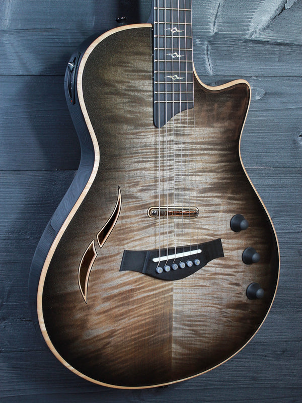 Custom Taylor T5z #10 NAMM B4010 Metallic Grayburst Flamed Maple Top