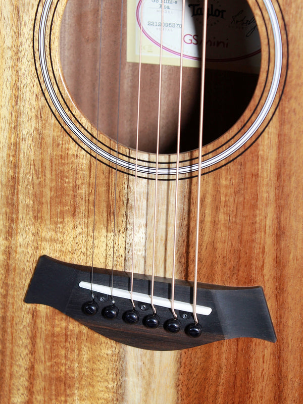 Taylor GS Mini E Koa Left Handed Acoustic Electric Guitar