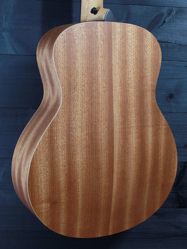 Taylor GS Mini-e Special Edition Floral Blue glamour shot sapele back
