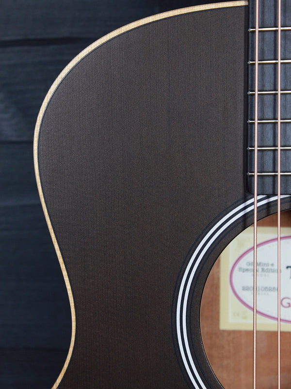 Taylor GS Mini E Transparent Blacktop Acoustic-Electric Guitar