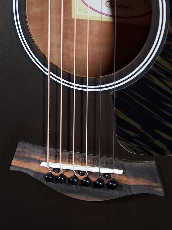 Taylor GS Mini E Transparent Blacktop Acoustic-Electric Guitar