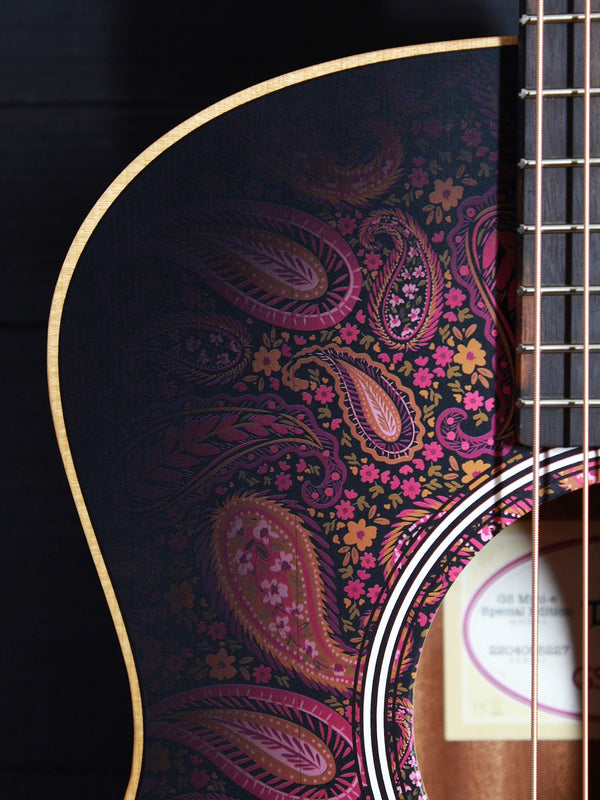 Taylor GS Mini E Special Edition Cosmic Blush Paisley Acoustic-Electric Guitar (demo model)