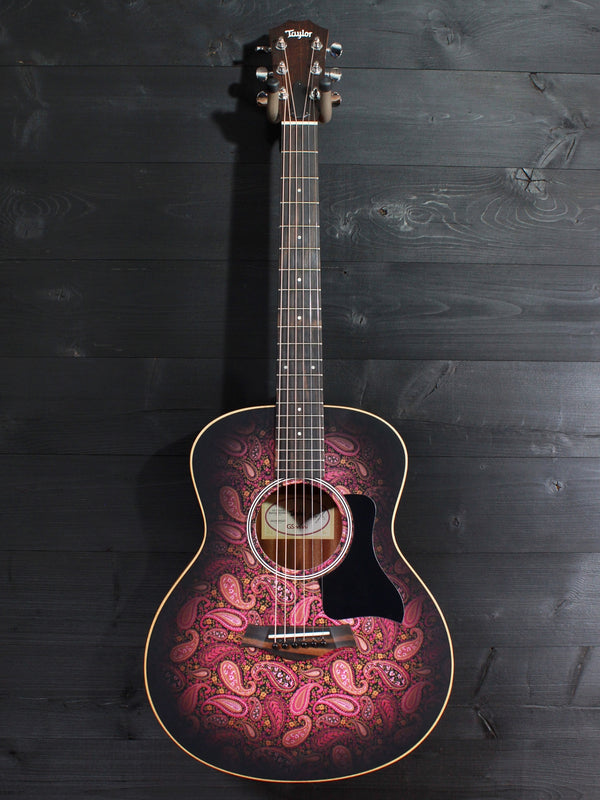 Taylor GS Mini E Special Edition Cosmic Blush Paisley Acoustic-Electric Guitar (demo model)