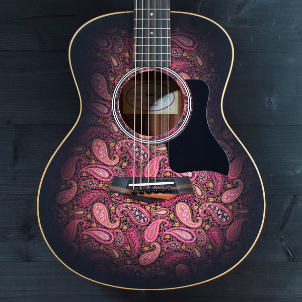 Taylor GS Mini E Special Edition Cosmic Blush Paisley Acoustic-Electric Guitar (demo model)
