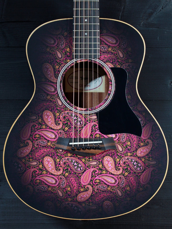 Taylor GS Mini E Special Edition Cosmic Blush Paisley Acoustic-Electric Guitar (demo model)