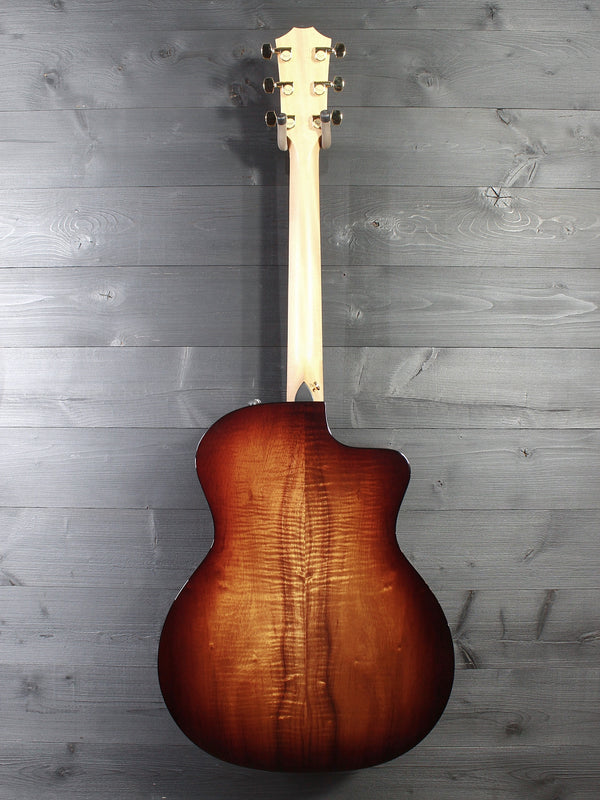Taylor 224ce K-DLX Left-Handed Koa Deluxe Grand Auditorium Acoustic-Electric Guitar