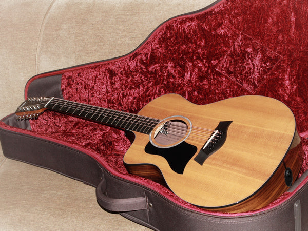 Taylor 254ce Plus Left-Handed 12-String Rosewood Acoustic-Electric Guitar
