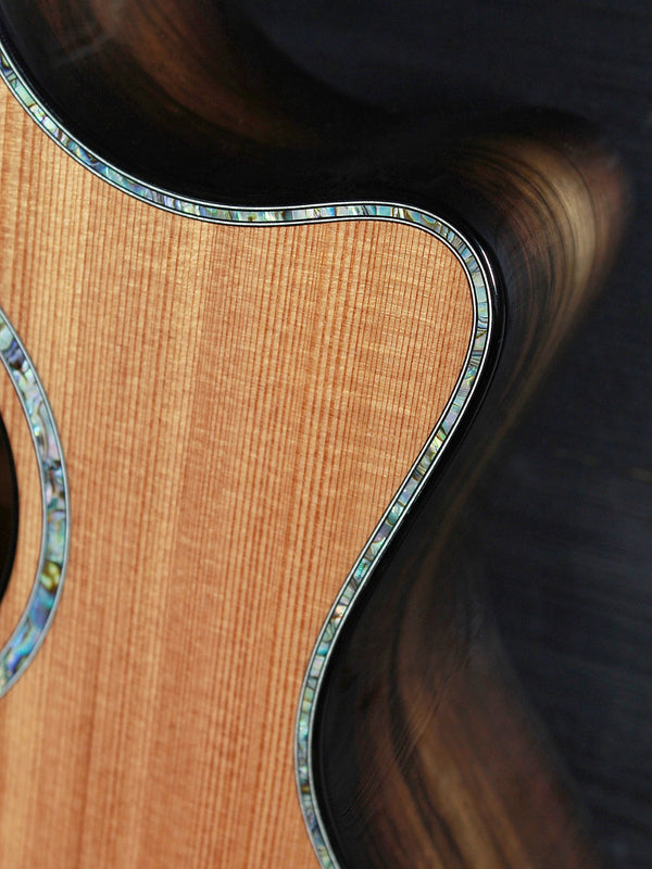 Taylor Guitars Custom GA NAMM C14ce B5003 Black Limba / Sinker Redwood