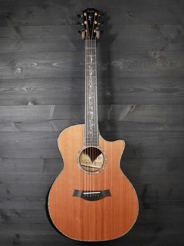 Taylor Guitars Custom GA NAMM C14ce B5003 Black Limba / Sinker Redwood
