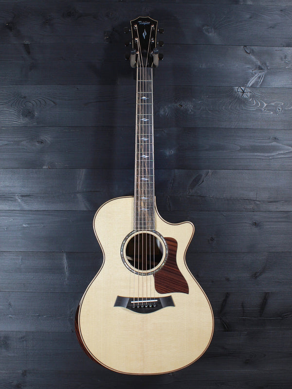 Taylor 812ce premium acoustic-electric guitar close-up