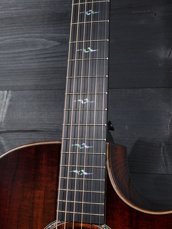 Taylor K24ce Special Edition figured Hawaiian Koa fretboard and inlay