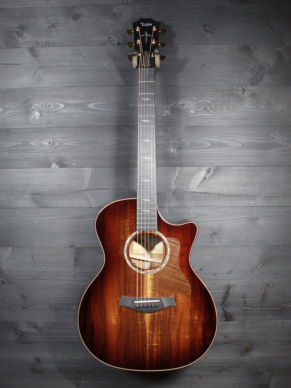 Taylor Next Generation K24ce Special Edition Hawaiian Koa acoustic electric guitar front Full view
