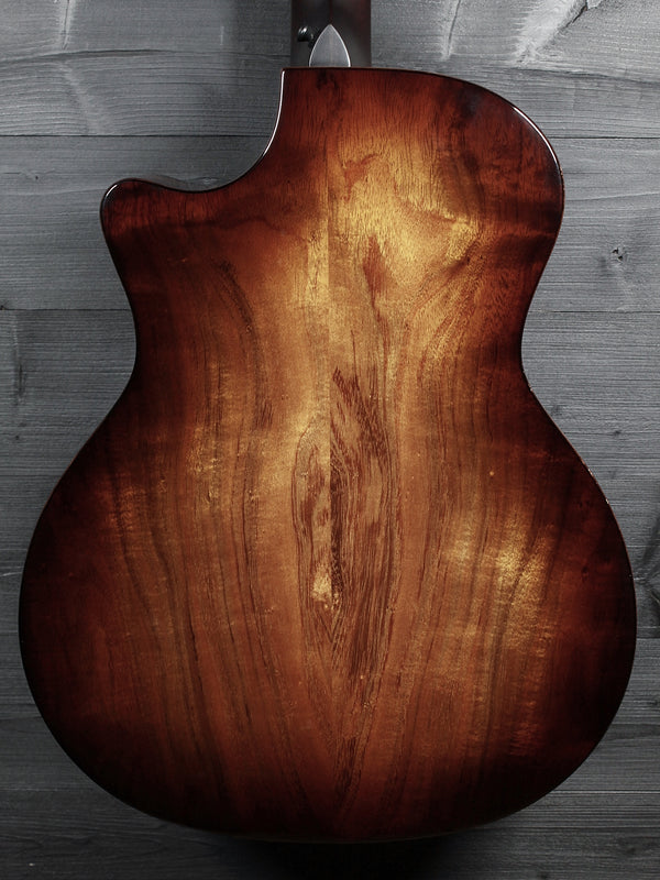 Taylor K24ce Special Edition figured Hawaiian Koa back close up