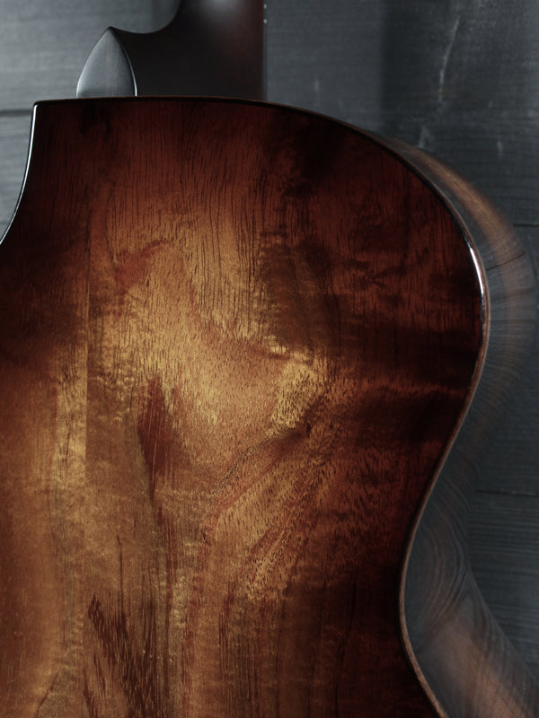Taylor K24ce Special Edition figured Hawaiian Koa back upper bout