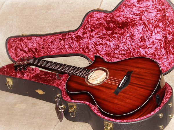 Custom Taylor Grand Concert 12 Fret NAMM #13: C22e B4013 Ribbon Mahogany