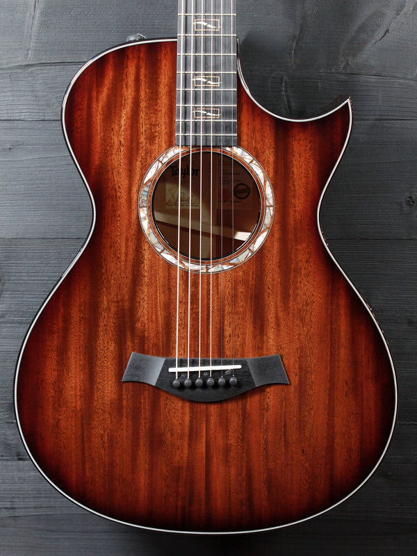 Custom Taylor Grand Concert 12 Fret NAMM #13: C22e B4013 Ribbon Mahogany