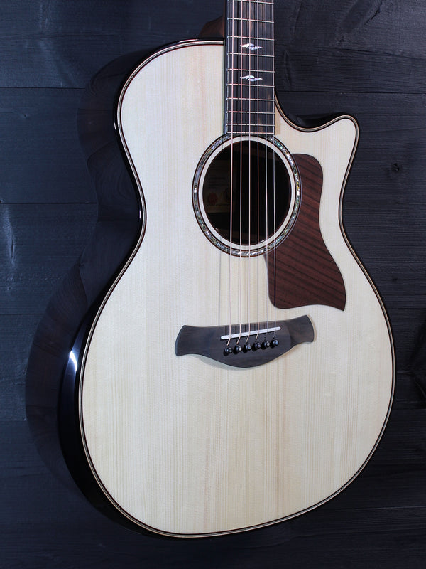 Taylor Next Generation Builder’s Edition 814ce acoustic-electric guitar front view angled