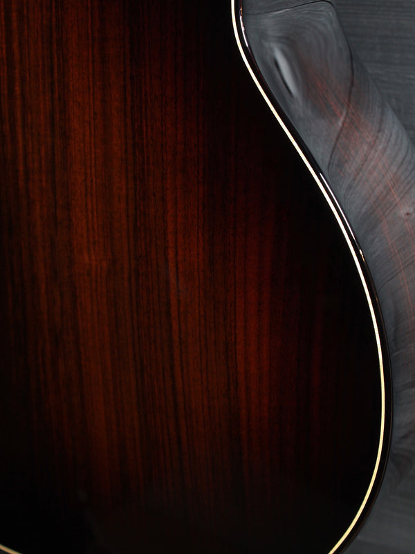 Taylor Next Generation Builder’s Edition 814ce acoustic-electric guitar back view lower bout