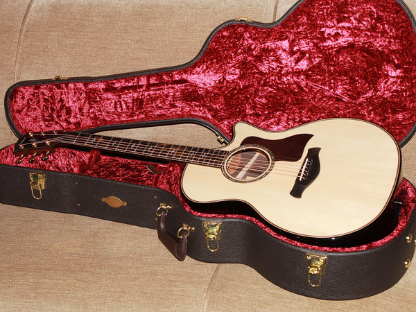     Taylor Next Generation Builder’s Edition 814ce acoustic-electric guitar with deluxe Hardshell case