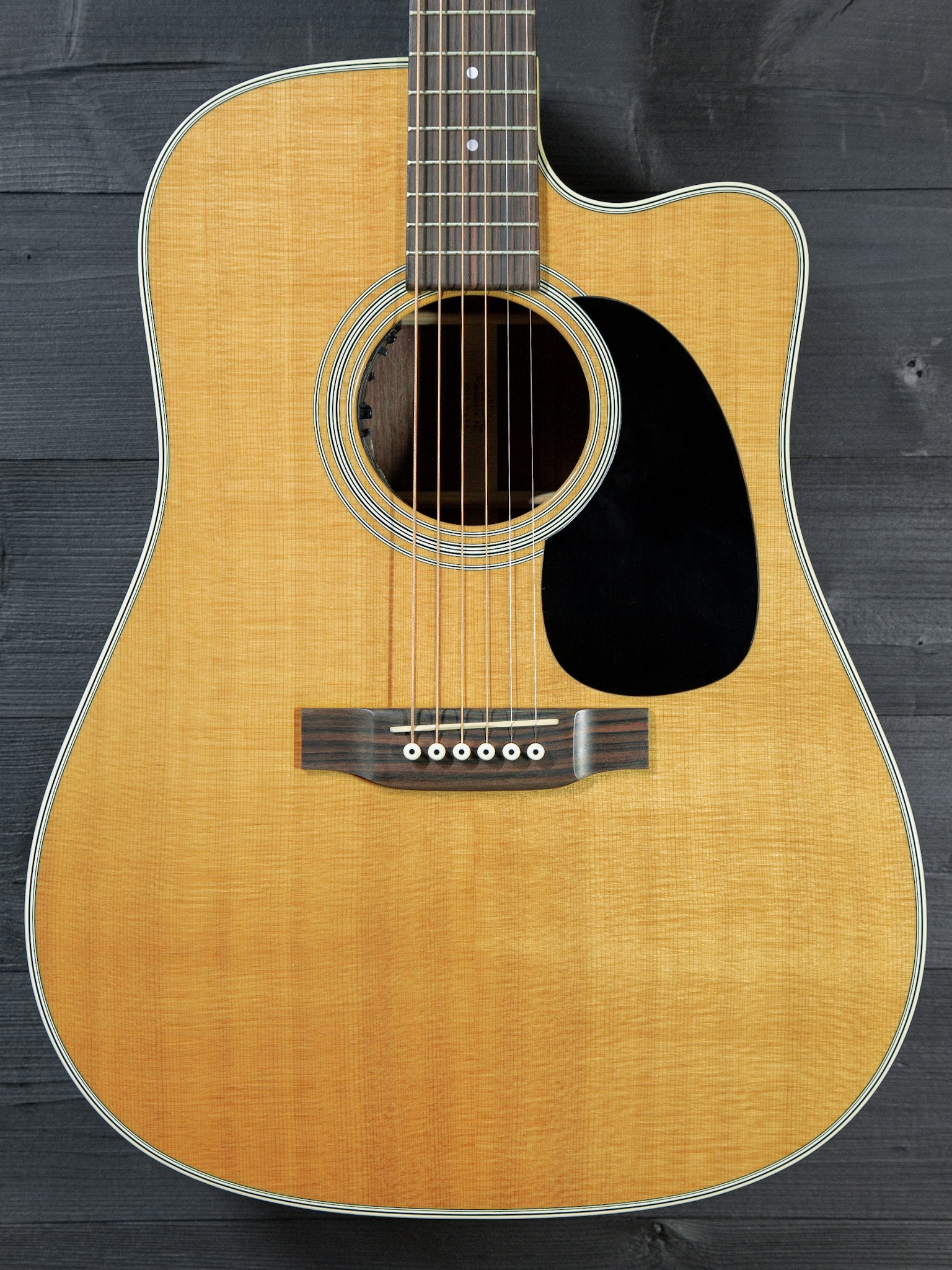 Pre-Owned Martin DC-28E Rosewood Dreadnought w/ Cutaway Acoustic-Elect ...