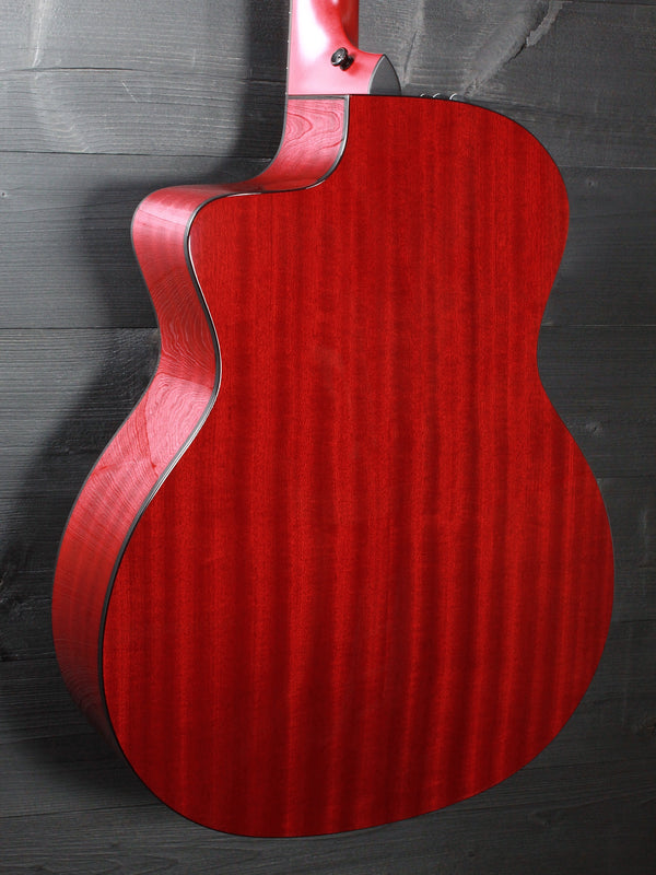 Taylor 224ce DLX LTD Trans-Red Mahogany Top Limited Edition